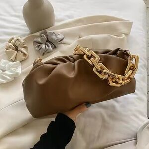 Brown chain bag